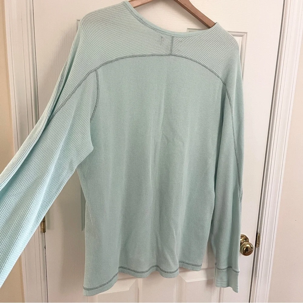 Polo by Ralph Lauren Blue Waffle Shirt. XXL